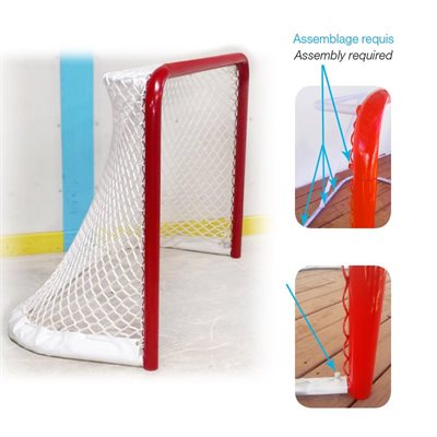But de hockey en acier avec filet pour Novice, 4'x3'x2'
