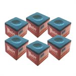 Billiard Cue Chalk, 6 pieces