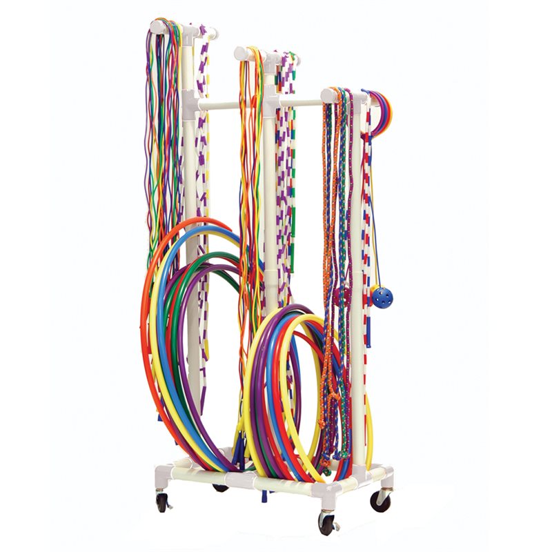 Jump Rope - Hoop Holder Tangle Free Storage Cart