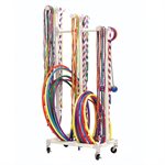 PVC Storage Cart for Jump Ropes and Hoops