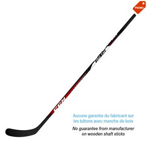 Bâton de hockey sur glace, manche en bois