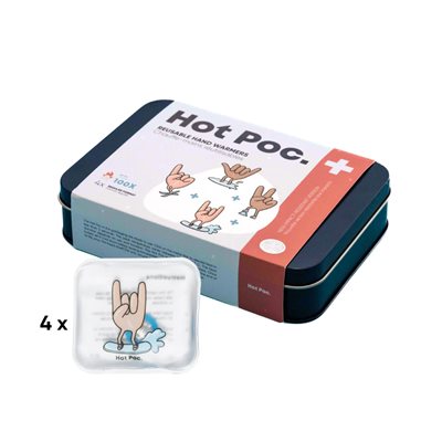 Boîtier de 4 chauffe-mains réutilisables Hot Poc
