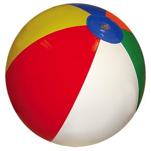 Multicolored Beach Ball, 10-½"