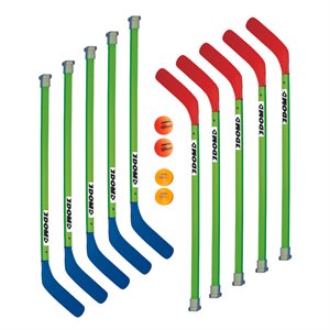 JUNIOR hockey stick set, 36" (91 cm)
