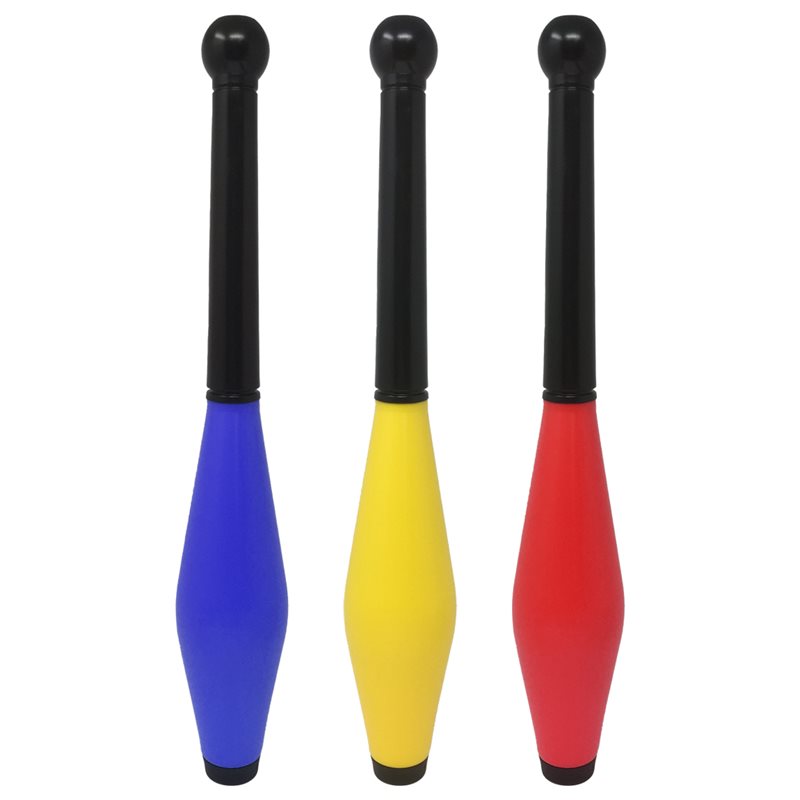 3 Plastic Juggling Clubs 3 Plastic Juggling Clubs