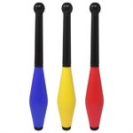 Ensemble de 3 quilles de jonglerie en plastique