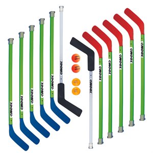 JUNIOR hockey stick set players and goalies, 36" (91 cm)