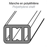 Dom Junior Hockey Player Stick, 36" (91 cm) 