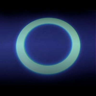 Phosphorescent Plastic Juggling Ring, 12-½" (32 cm)