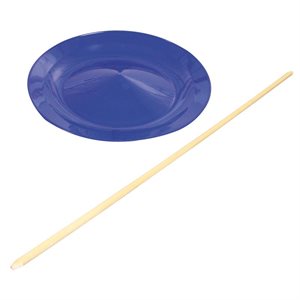 Plastic Chinese Plate with Handstick