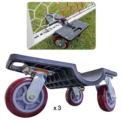 3 chariots pour transport de but Kwik Goal