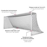 Paire de buts de soccer Kwik Goal® European Club, 6'6" x 18'6" x 2' x 7'