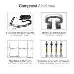 Pair of Kwik Goal® European Club Soccer Goals, 8' X 24' X 3' X 8'6"