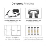 Pair of Kwik Goal® Evo 2.1 Evolution Soccer Goals, 8' X 24' X 3' X 9' 