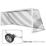 Pair of Kwik Goal® Evo 2.1 Evolution Senior Soccer Goals, Round Posts, 8' X 24' X 3' X 9' 