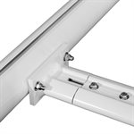 Pair of Kwik Goal Fusion 120 Soccer Goals, 8'x24'x3'x5', with Wheels