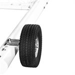 Pair of Kwik Goal Fusion 120 Soccer Goals, 8'x24'x3'x5', with Wheels