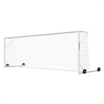 Pair of Kwik Goal Fusion 120 Soccer Goals, 8'x24'x3'x5', with Wheels