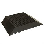 Flat Convert Tee, Rubber, 1", Black