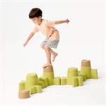 Parcours d'équilibre Weplay sur souches et racines