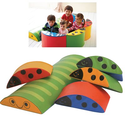 1 matelas chenille et 4 coccinelles WePlay