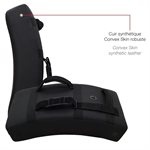 Bouclier de frappe en cuir RDX, 23-½"x14"x5", noir