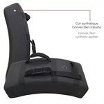 Rdx Leather Kick Shield, 23-½"x14"x5", Black