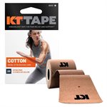 Cotton Kinesio Tape Pre-Cut Roll, Beige