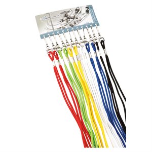 12 Braided Nylon Lanyards