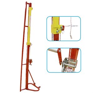 Volleyball / Badminton Posts, Steel, 1-7 / 8", Pair