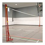 Poteaux de volley / badminton, acier, 1-7 / 8"