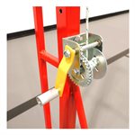 Poteaux de volley / badminton, acier, 1-7 / 8"