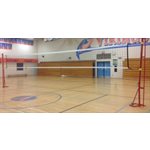 Volleyball / Badminton Posts, Steel, 2-3 / 8", Pair