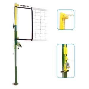 Pair of Adjustable 4 Game Posts, Steel, 1-7 / 8"