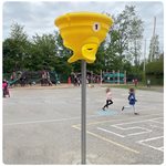 Structure de jeu de basketball à 3 sorties