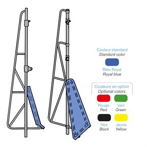 Lower Post Pad Protection with Velcro Fasteners