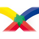 Connecteur pour ensemble de création de parcours d'équilibre