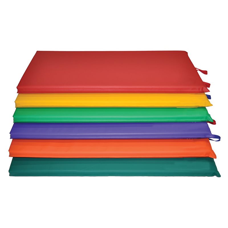 Set of 6 Vinyl Exercice Mats, 2' x 4'