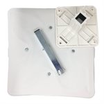 3 Baseball Bases with Anchors