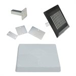 But de baseball moulé avec ancrage magnétique