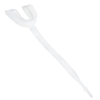 Protecteur buccal avec courroie, blanc