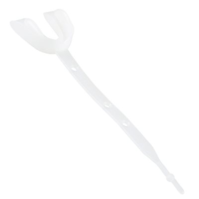 Protecteur buccal avec courroie, clair