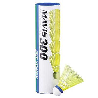 12 badminton shuttlecocks, yellow