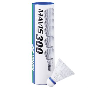 12 badminton shuttlecocks, white