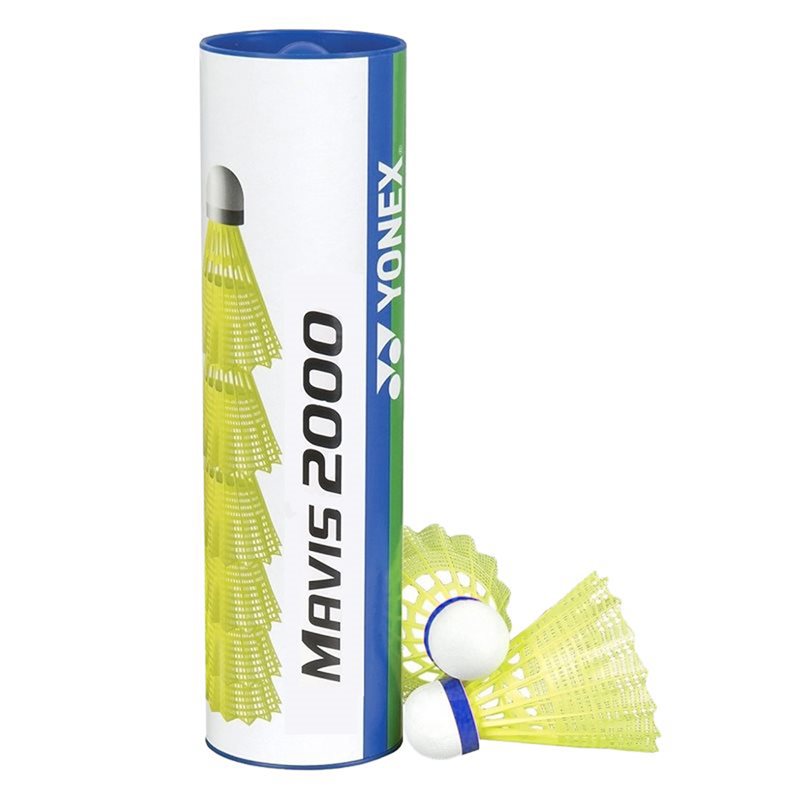 12 Volants de badminton YONEX MAVIS 2000 jaune