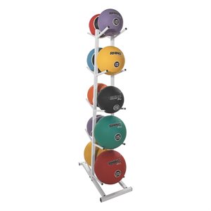 Double-Sided Medicine Ball Storage Rack