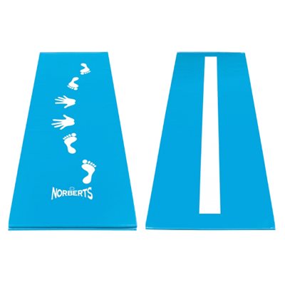 Matelas réversible pour roulade et poutre