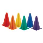 6 Rigid Plastic Cones
