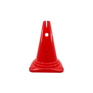 Hard Plastic Cone with Holed Sides, 12"