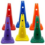 Hard Plastic Cone with Holed Sides, 18"
